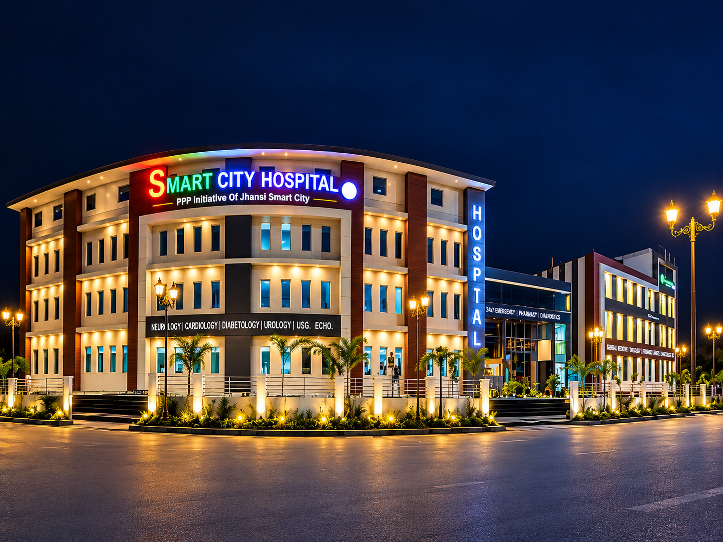 Smart City Hospital campus building