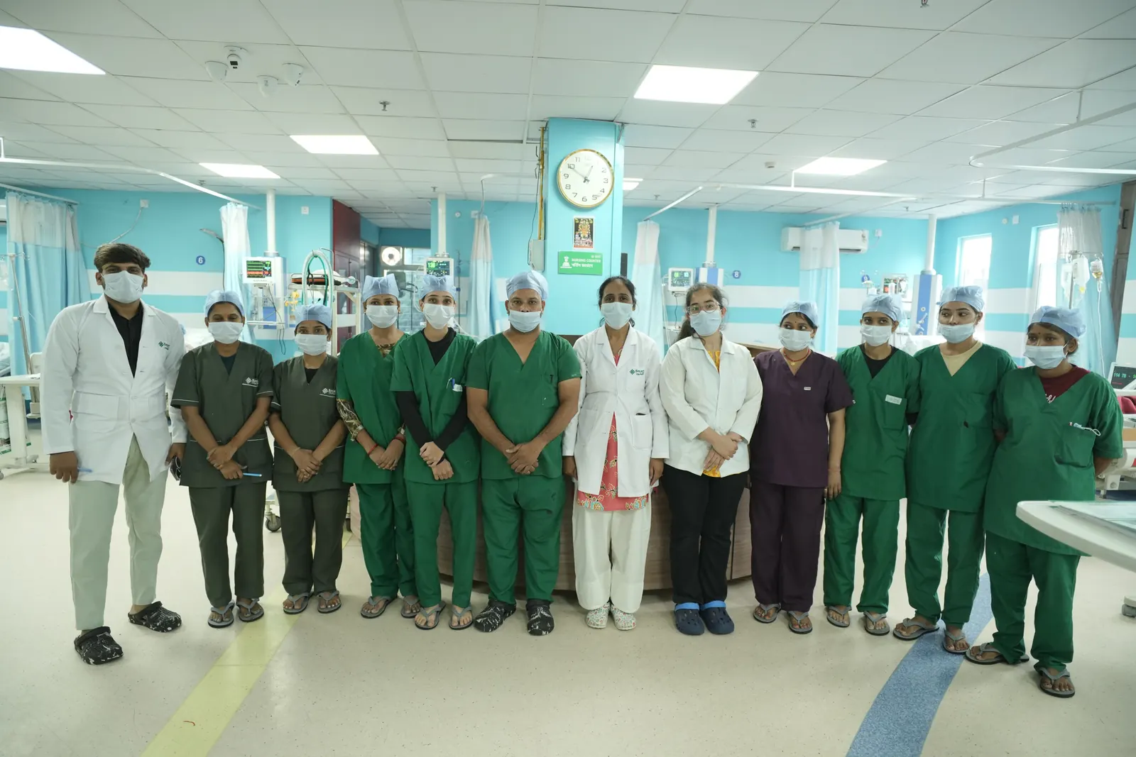 Smart City Hospital doctors and nursing team